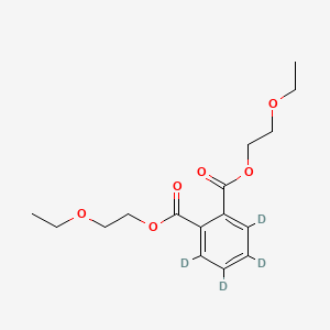 molecular formula C16H22O6 B1384133 Bis(2-ethoxyethyl) phthalate-3,4,5,6-D4 CAS No. 1398066-12-0
