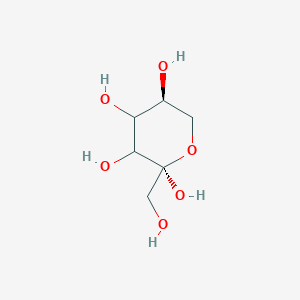 molecular formula C6H12O6 B13841409 (2S,5S)-2-(hydroxymethyl)oxane-2,3,4,5-tetrol 