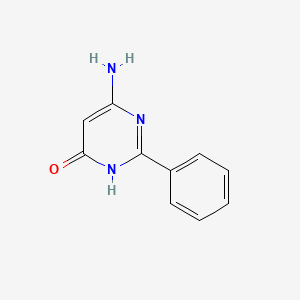 molecular formula C10H9N3O B1384143 6-amino-2-phenylpyrimidin-4(3H)-one CAS No. 41740-17-4