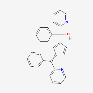 molecular formula C29H22N2O B13841445 a-Phenyl-a-[3-(a-2-pyridylbenzylidene)-1,4-cyclopentadien-1-yl]-2-pyridinemethanol 