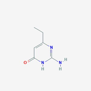 molecular formula C6H9N3O B1384147 2-Amino-6-ethylpyrimidin-4-ol CAS No. 5734-66-7