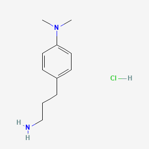 molecular formula C11H19ClN2 B13841480 4-(3-Aminopropyl)-N,N-dimethylaniline Hydrochloride 