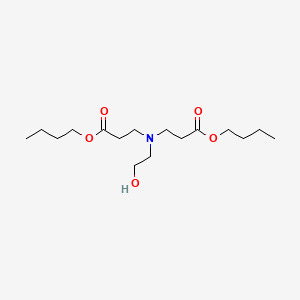 molecular formula C16H31NO5 B13841529 Dibutyl 3,3'-((2-Hydroxyethyl)azanediyl)dipropionate 
