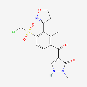 molecular formula C16H16ClN3O5S B13841572 Chloride Topramezone 