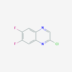molecular formula C8H3ClF2N2 B138416 2-Chloro-6,7-difluoroquinoxaline CAS No. 143007-15-2