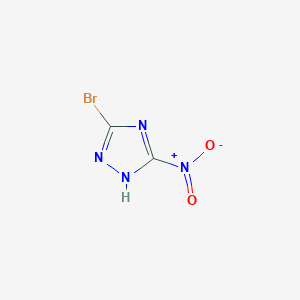 molecular formula C2HBrN4O2 B1384160 5-bromo-3-nitro-1H-1,2,4-triazole CAS No. 24807-56-5