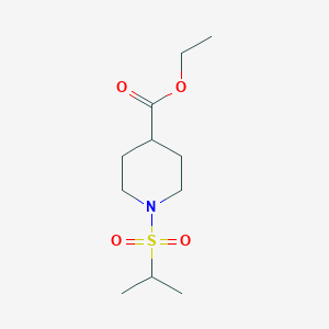 molecular formula C11H21NO4S B13841613 Ethyl 1-propan-2-ylsulfonylpiperidine-4-carboxylate CAS No. 330985-27-8