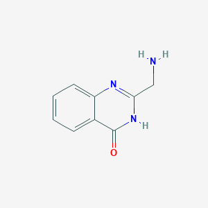 molecular formula C9H9N3O B1384163 2-(aminomethyl)quinazolin-4(3H)-one CAS No. 437998-08-8