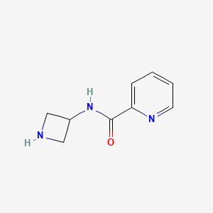 molecular formula C9H11N3O B13841675 N-(azetidin-3-yl)pyridine-2-carboxamide 