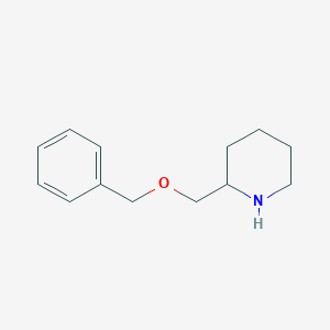 molecular formula C13H19NO B13841687 2-[(Benzyloxy)methyl]piperidine CAS No. 104678-14-0