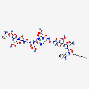 molecular formula C72H96N17Na5O26 B13841692 Daptomycin Impurity 1 Sodium Salt 