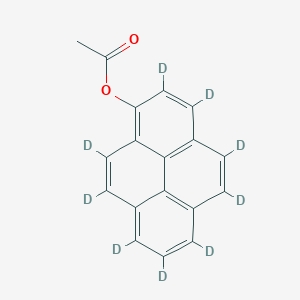 molecular formula C18H12O2 B13841695 1-Pyrenol-d9 Acetate 