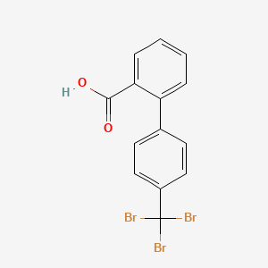 molecular formula C14H9Br3O2 B13841733 4'-(Tribromomethyl)-[1,1'-biphenyl]-2-carboxylic Acid 