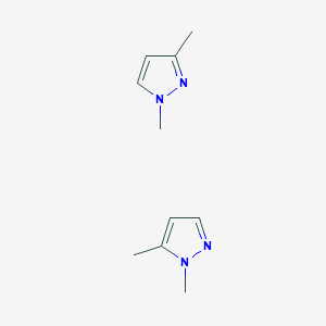 molecular formula C10H16N4 B13841740 Mixture of (1,3-Dimethylpyrazole + 1,5-Dimethylpyrazole) 