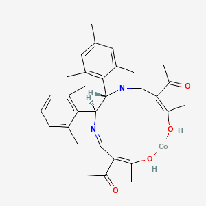 (1S,2S)-N,N'-Bis(2-acetyl-3-oxo-2-butenylidene)-1,2-dimesitylethylenediaminato Cobalt(II)