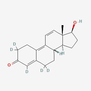 molecular formula C18H22O2 B13841764 Trenbolone-d5 