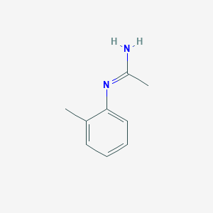 molecular formula C9H12N2 B13841785 N'-(2-methylphenyl)ethanimidamide 