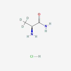 molecular formula C3H9ClN2O B13841788 N-Hydroxy-9H-fluoren-2-amine; 2-(Hydroxyamino)fluorene; N-2-Fluorenylhydroxylamine; N-Hydroxy-2-aminofluorene; N-Hydroxy-2-fluorenamine 