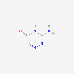 molecular formula C3H4N4O B1384179 Aminotriazinone CAS No. 1121-90-0