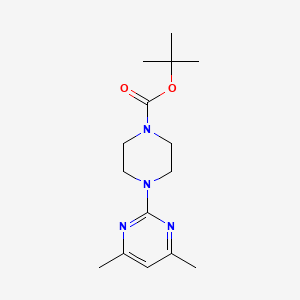molecular formula C15H24N4O2 B13841830 tert-Butyl 4-(4,6-dimethylpyrimidin-2-yl)piperazine-1-carboxylate 