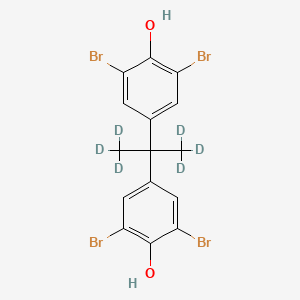 molecular formula C15H12Br4O2 B13841886 Tetrabromobisphenol A-D6 
