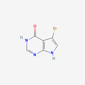 molecular formula C6H4BrN3O B1384191 5-Bromo-3,7-dihydro-4h-pyrrolo[2,3-d]pyrimidin-4-one CAS No. 22276-97-7
