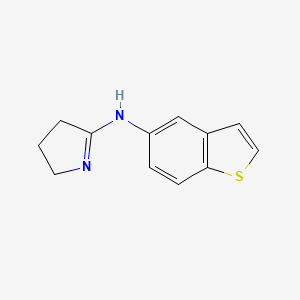 molecular formula C12H12N2S B13841931 N-(1-benzothiophen-5-yl)-3,4-dihydro-2H-pyrrol-5-amine 