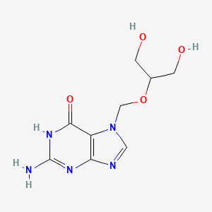 2-Amino-7-((2-hydroxy-1-(hydroxymethyl)ethoxy)methyl)1,7-dihydro-6H-purin-6-one