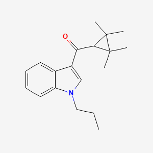 molecular formula C19H25NO B13841949 (1-Propyl-1H-indol-3-yl)(2,2,3,3-tetramethylcyclopropyl)methanone 