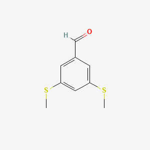 molecular formula C9H10OS2 B13841955 3,5-bis(methylthio)Benzaldehyde 