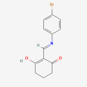 molecular formula C13H12BrNO2 B1384197 2-[(4-Bromoanilino)methylene]-1,3-cyclohexanedione CAS No. 341968-26-1