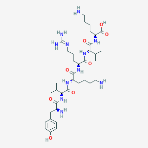 molecular formula C37H65N11O8 B138420 Band 3 Protein (824-829) (human) CAS No. 158475-15-1