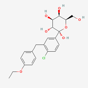 molecular formula C21H25ClO7 B13842007 (2S,3R,4S,5R,6R)-5-Hydroxy Dapagliflozin 