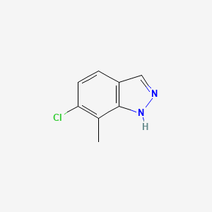 molecular formula C8H7ClN2 B13842025 6-chloro-7-methyl-1H-indazole 