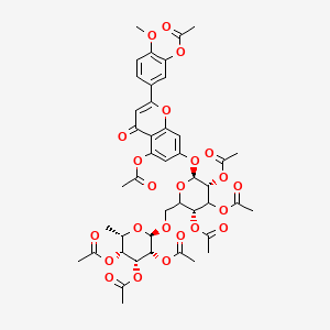 molecular formula C44H48O23 B13842044 Diosmin octaacetate 