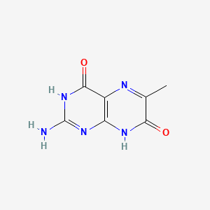 molecular formula C7H7N5O2 B1384205 2-Amino-4,7-dihydroxy-6-methylpteridine CAS No. 712-38-9