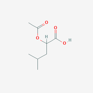 molecular formula C8H14O4 B13842059 2-Hydroxyisocaproic acid, acetate 