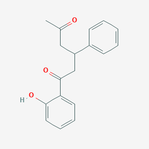 molecular formula C18H18O3 B13842101 5-(2-Hydroxybenzoyl)-4-phenylpentan-2-one 