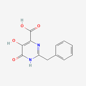 molecular formula C12H10N2O4 B1384212 2-Benzyl-5,6-dihydroxy-pyrimidine-4-carboxylic acid CAS No. 878649-59-3