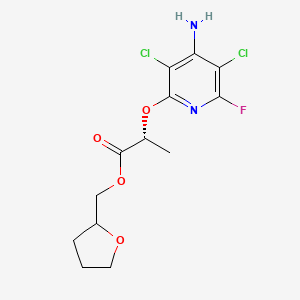 molecular formula C13H15Cl2FN2O4 B13842149 Fluchloraminopyr-tefuryl CAS No. 2445983-82-2