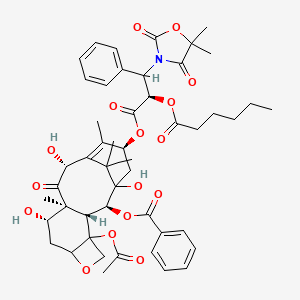 molecular formula C49H59NO16 B13842160 Hexanoyl Docetaxel Metabolite M4 