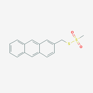 molecular formula C16H14O2S2 B13842173 2-Anthracenylmethyl Methanesulfonothioate 