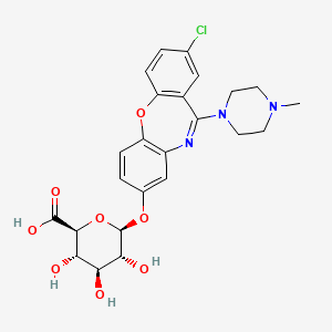 molecular formula C24H26ClN3O8 B13842186 8-Hydroxy-loxapine-glucuronide 