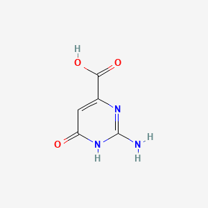 molecular formula C5H5N3O3 B1384222 2-氨基乳酸 CAS No. 6973-52-0