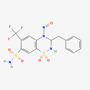 molecular formula C15H13F3N4O5S2 B13842232 N-Nitroso rac Bendroflumethiazide 