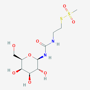 molecular formula C10H20N2O8S2 B13842269 N-beta-D-Galactopyranosyl-N'-[(2-methanethiosulfonyl)ethyl]urea 
