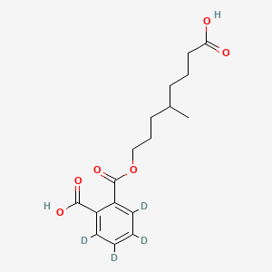 molecular formula C17H22O6 B13842286 Mono-(7-carboxy-4-methylheptyl) Phthalate-d4 