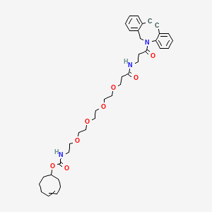 molecular formula C38H49N3O8 B13842299 (4E)-Tco-peg4-dbco 