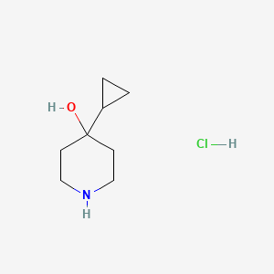 molecular formula C8H16ClNO B13842334 4-Cyclopropylpiperidin-4-ol Hydrochloride 