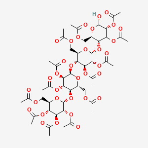 molecular formula C50H68O34 B13842338 Maltotetraose Tridecaacetate 